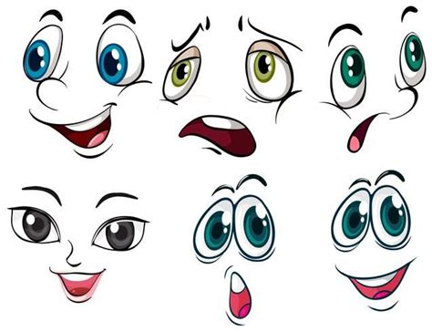 Different Facial Expressions Download Free Vectors Clipart Graphics