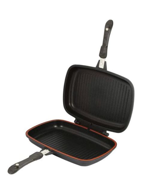 Buy Dessini Double Sided Pressure Grill Pan Black 36cm Online Shop