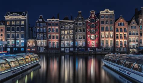 Amsterdam Colors Affischer Konsttryck V Ggm Lningar Europosters