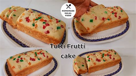 Tutti Frutti Caketea Time Pound Cakesoft Sponge Cakebakery Style