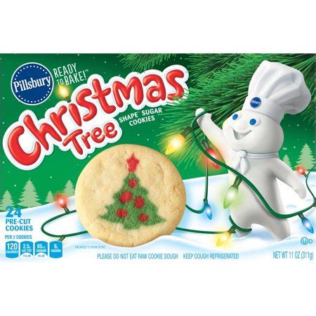 Christmas cookies don't have calories, so bake up a batch of cookies are pretty much the best part of christmas, right? Pillsbury Ready to Bake! Christmas Tree Shape Sugar ...