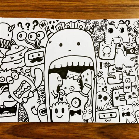 Monster Doodle Dibujos