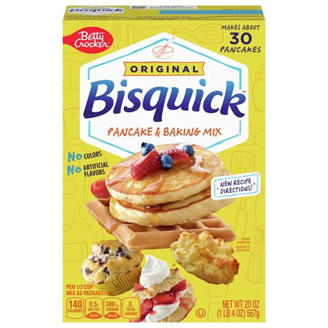 Bisquick Supreme Pancake Recipe On The Box