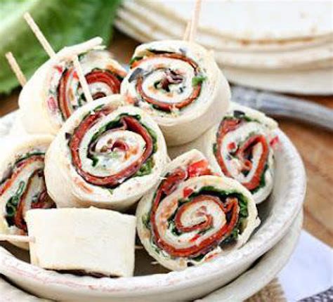 Ellens Italian Pinwheel Appetizers Recipe Just A Pinch Recipes