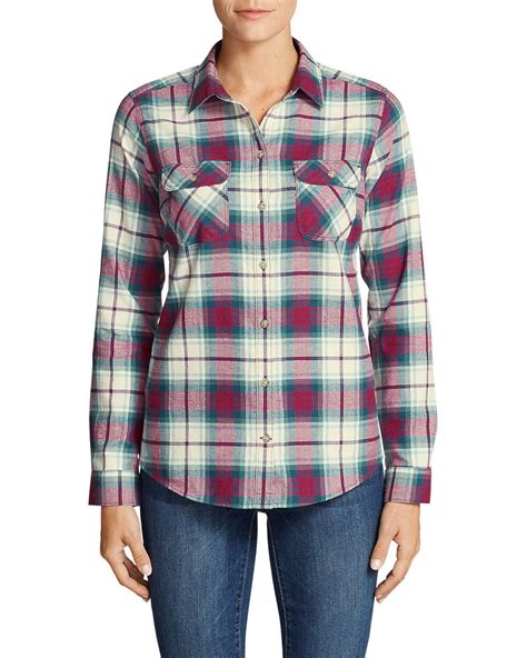 Women's Stine's Favorite Flannel Shirt - Plaid | Eddie Bauer | Womens flannel shirt, Flannel ...