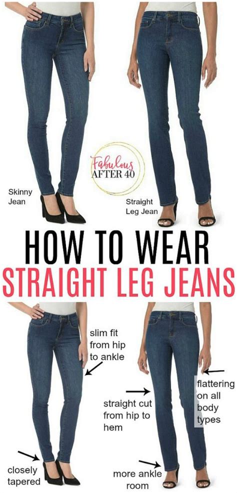 How To Wear Straight Leg Jeans And What Makes Them Different From