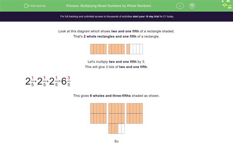 Multiply Mixed Numbers And Whole Numbers Worksheet