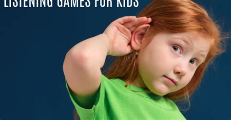 Simple And Fun Listening Games For Kids And Next Comes L