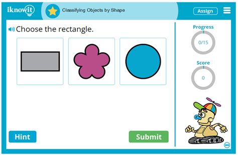 Interactive Math Lesson Classifying Objects By Shape