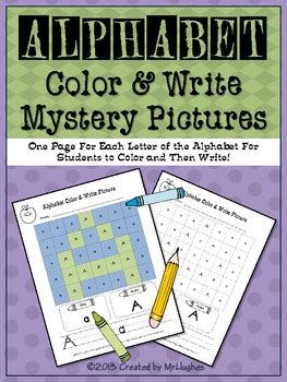 Alphabet mystery | wood, audrey, wood, bruce | isbn: Alphabet Color & Write Mystery Pictures by Created by ...
