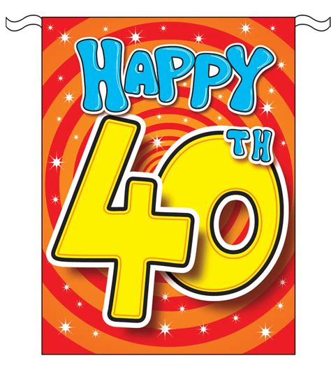 Happy 40th Birthday Animated Images Clipart Best