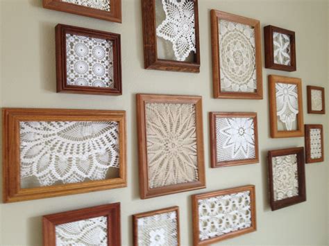 An Inexpensive Way To Fill A Big Blank Wall Thrifted Frames With
