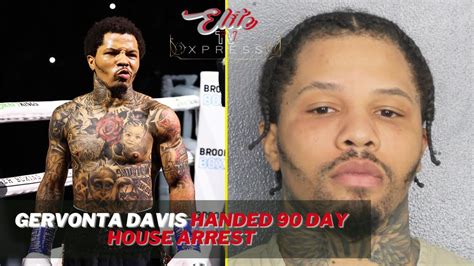 Champion Boxer Gervonta Davis Handed Day House Arrest Sentence In Baltimore Hit And Run