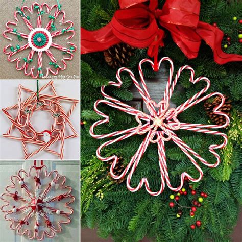 Wonderful Diy Christmas Candy Cane Wreath