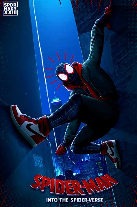 miles morales spider man across the spider verse character poster sexiezpicz web porn