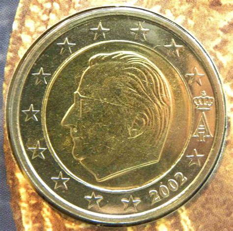 Belgien 2 Euro Münze 2002 Euro Muenzentv Der Online Euromünzen Katalog