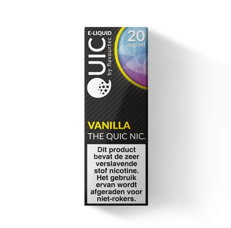 With each dignified inhale the complex and unique notes of custard, sweet hazelnuts, and smooth vanilla melded together with a mild tobacco flavor, that'll. Quic Nic Salt Vanilla E-liquid kopen? - VapeKings.nl