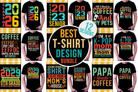 Trendy Pod Best T Shirt Design Bundle Graphic By Designhome · Creative