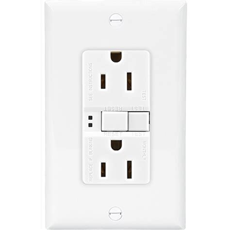 Eaton 20 Amp Duplex Gfci Receptacle Outlet White Eaton Sgf20w