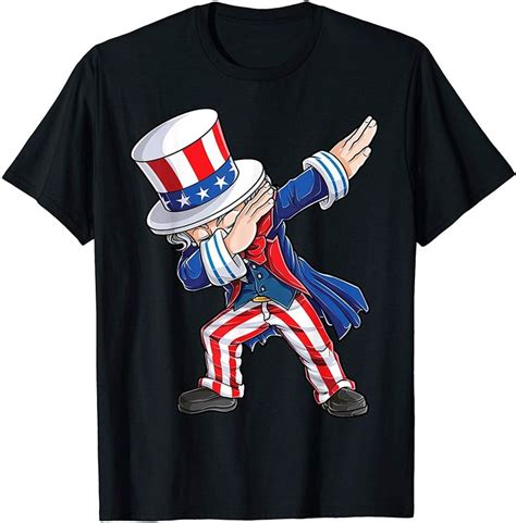 Dabbing Uncle Sam T Shirt 4th Of July Kids Boys Men Ts In 2020 T