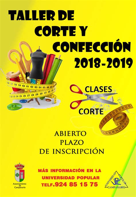 Aprender en línea corte y confección: Taller de Corte y Confección: abierto el plazo de inscripción - Ayuntamiento de Campanario