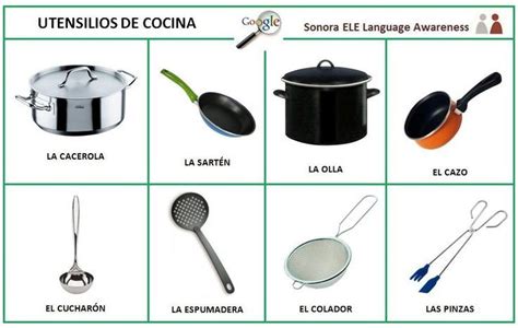 Utensilios De La Cocina Utensilios De Cocina Aprender Español