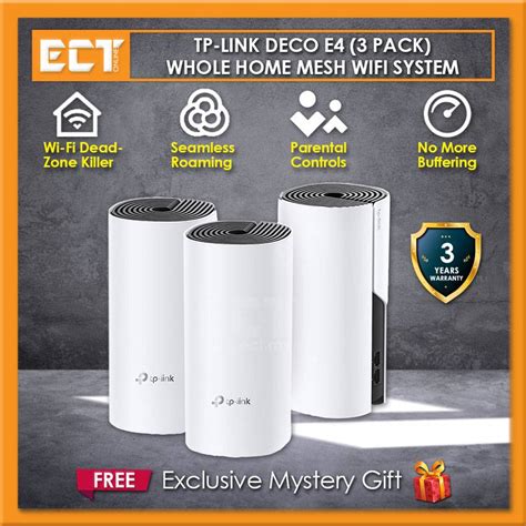I started by reading reviews and pricing systems. TP-Link Deco E4 (3 Pack) AC1200 Dual Band Whole Home Mesh ...