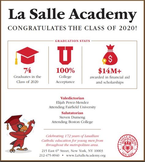 La Salle Academy Featured In Catholic Ny La Salle Academy