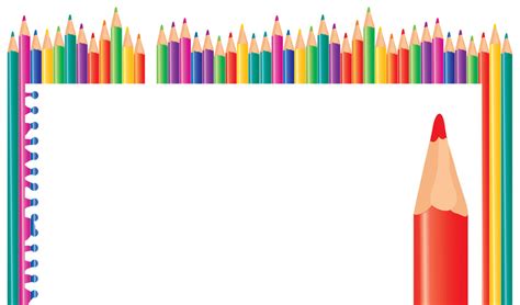 Color Pencils And Paper Vector Background Royalty Free Stock Image