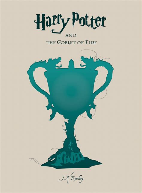 Harry Potter And The Goblet Of Fire Book Cover Design On Behance