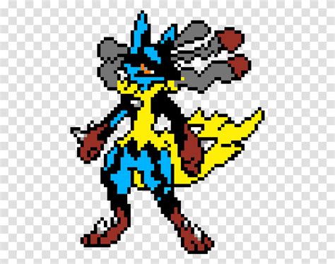 Pixel Art Pokemon Mega Lucario Rug Pac Man Transparent Png Pngset The