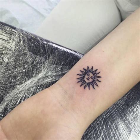 50 Sun Tattoo Mini Ideas That Will Make You Want To Get One