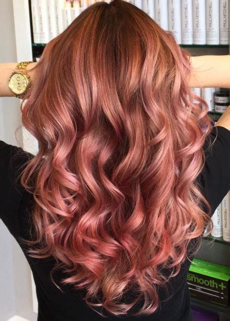 Ion permanent brights creme hair color rose gold rose gold. Top Rose Gold Hair Colors 2019 - Hairstyles 2019 New Haircuts and Hair Colors