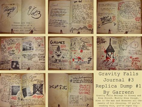 Upon their arrival, dipper and mabel's huckster great uncle, also known as grunkle stan, enlists the siblings' help in running the mystery shack, a fun tourist trap he Gravity Falls Journal 3 Replica - Page Dump 1 by garrenn ...