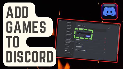 How To Add Games To Discord Updated Steps Youtube
