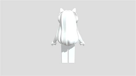aesthetic roblox girl download free 3d model by triifuzz [92ada7e] sketchfab