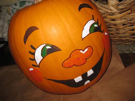 16 Cute Painted Pumpkin Faces Ideas In 2021 This Is Edit