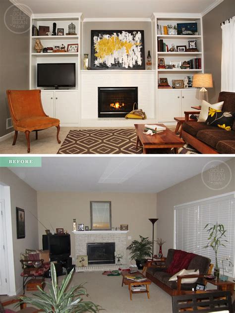 Living Room Makeover On A Budget Before And After Make Pinterest