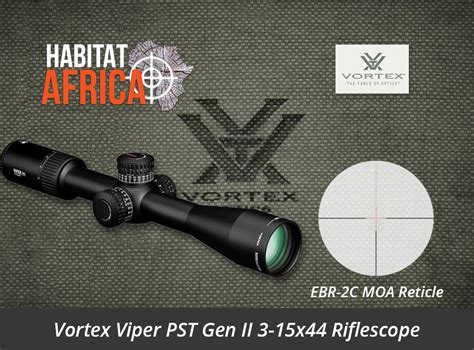 Vortex Viper Pst Gen Ii 3 15x44 Riflescope Ebr 2c Moa Reticle Ffp