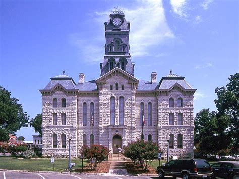 Discover The Charming Historic Hood County Courthouse In Granbury Texas