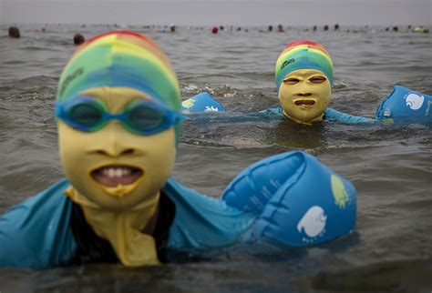 The ‘facekini From The Beaches Of China To Pages Of A Fashion