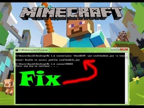 Submitted 1 year ago by jonah_lippmann. Minecraft server unable to access jarfile Fix - YouTube