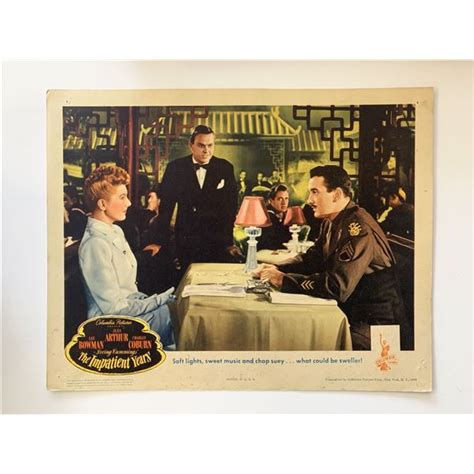 The Impatient Years Original 1944 Vintage Lobby Card