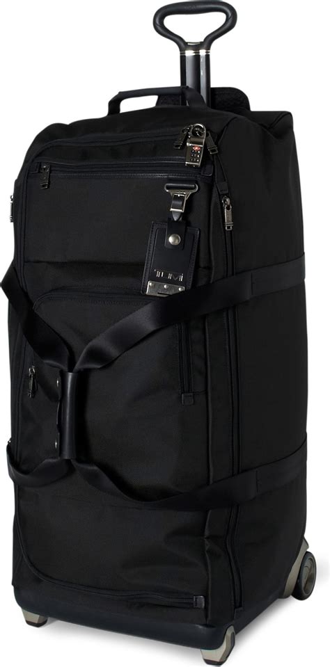 Tumi Alpha Bravo Wheeled Duffel Bag In Black For Men Lyst