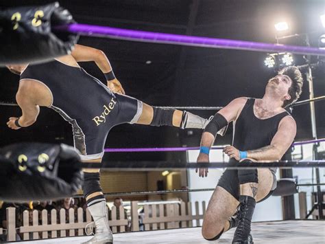 combatants go head to head in first atomic pro wrestling night the chronicle