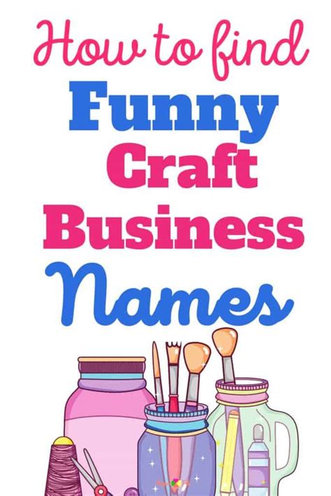 How To Find Funny Craft Business Names Best Name In Paper Flo