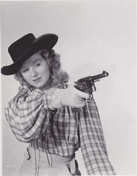 Jennifer Holt Western Cowgirl Gun Slinger Movie Actress Cowgirl Vintage