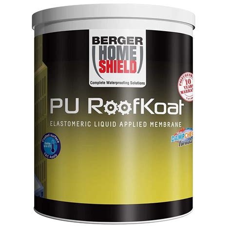 Berger Paints Home Shield Pu Roofkoat White 20 L Home