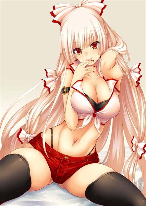 Anime Fandoms Fujiwara No Mokou Touhou Project Anime Art Hijikawa Arashi Joyreactor