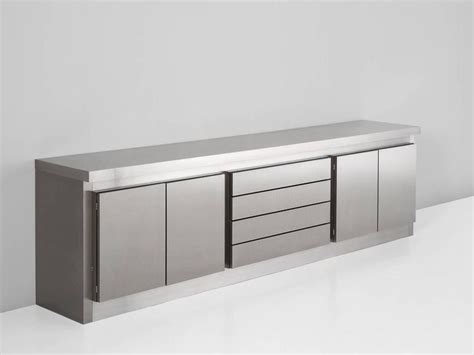 Lodovico Acerbis Stainless Steel Sideboard For Acerbis Steel Sideboards Sideboard Furniture